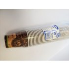 Papírový kelímek, káva 0,28 lt., barevný potisk, přebal po 50 ks