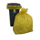 Pytle na plasty 100x120cm/80, extra velký 240lt. , žluté