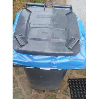 Pytle do popelnice,­ 100x120cm/80,­ extra velký 240 lt.,­ modré