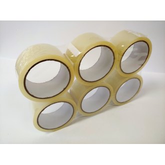 Reas Pack lepicí páska,­ standard,­ transparentní,­ 48 mm x 66 m,­ 6 rolí